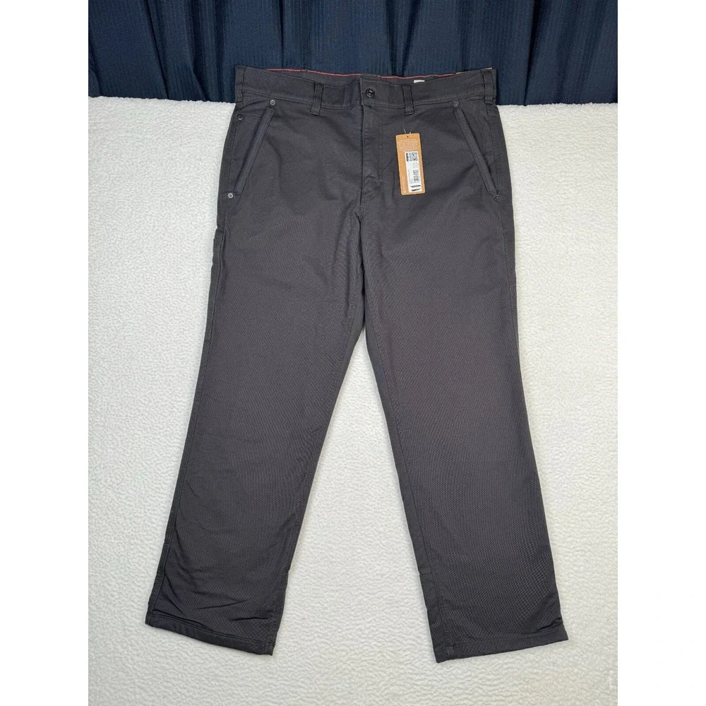 Eddie Bauer Work Pants 38 Fits 39x30.5 Snowcat Fleece Lined Canvas Classic - NEW